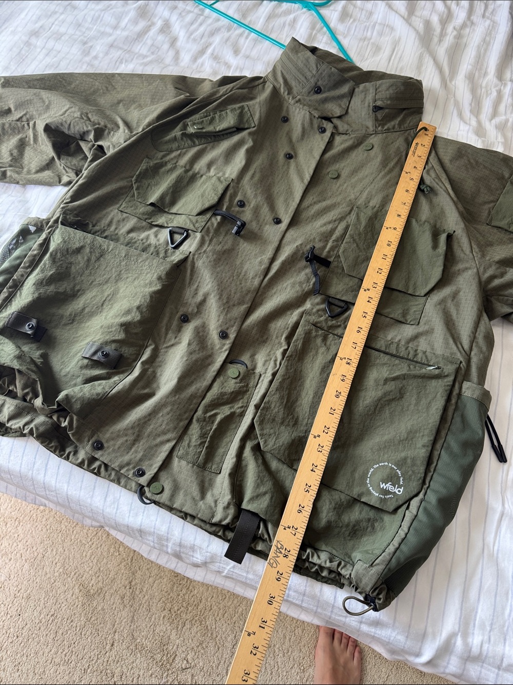 WFELD Olive Green Men's Utility Field Jacket